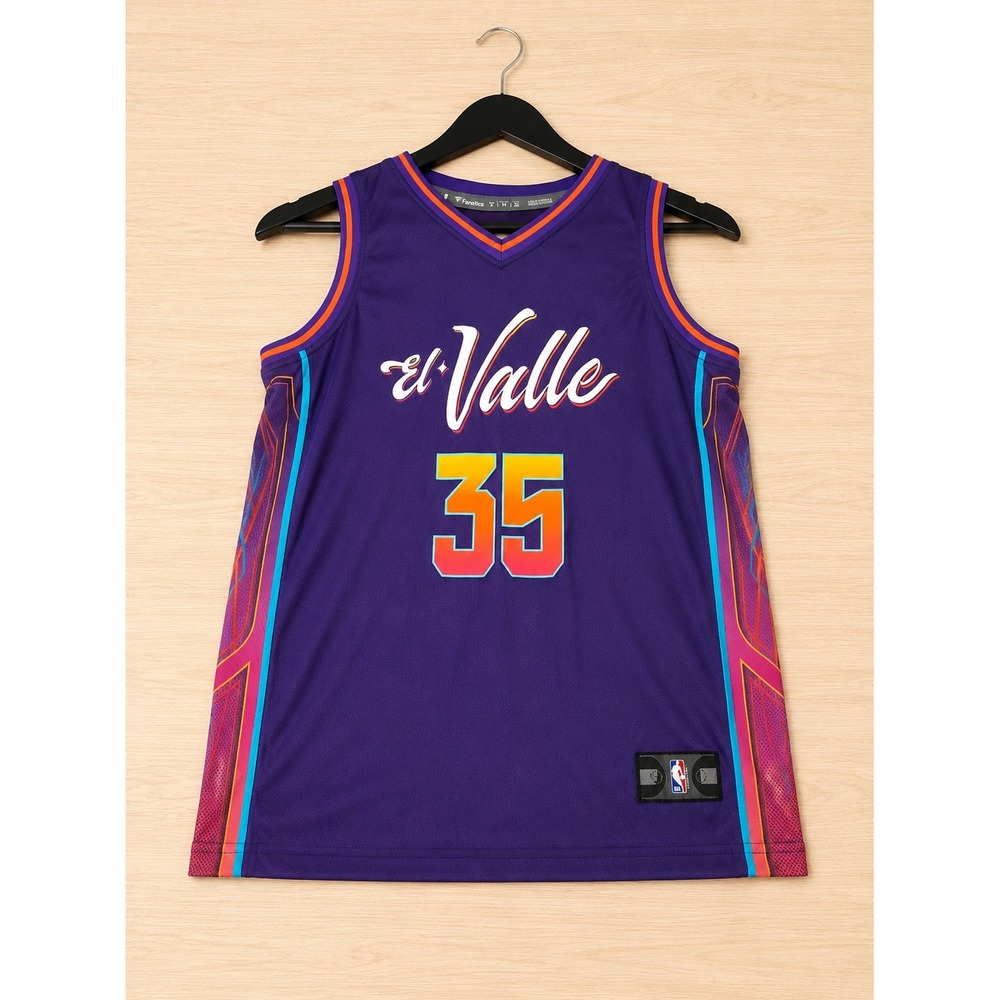 Kevin Durant Phoenix Suns El Valle Jersey Youth Small  Fanatics NBA City Edition